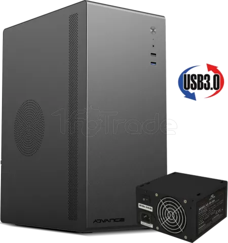 Photo de Boitier Mini Tour Micro ATX Advance Optima (Noir) + alimentation 350W