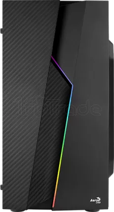 Photo de Boitier Mini Tour Micro ATX AeroCool Bolt Mini Tempered Glass RGB avec panneau vitré (Noir)