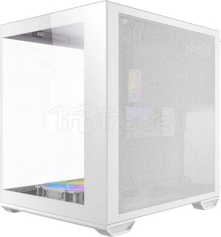 Photo de Boitier Mini Tour Micro-ATX Antec CX60M RGB avec panneaux vitrés (Blanc)