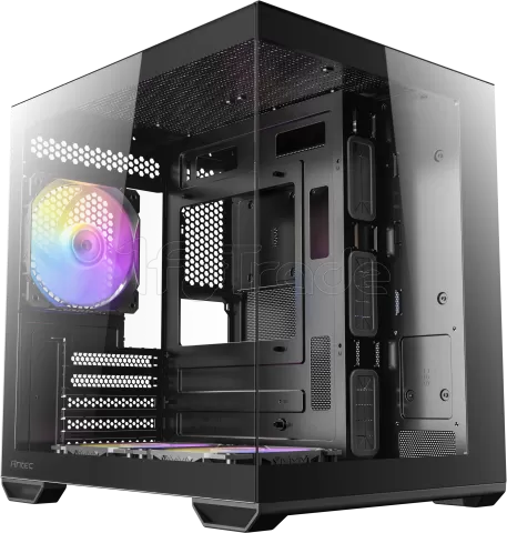 Photo de Boitier Mini Tour Micro-ATX Antec CX60M RGB avec panneaux vitrés (Noir)