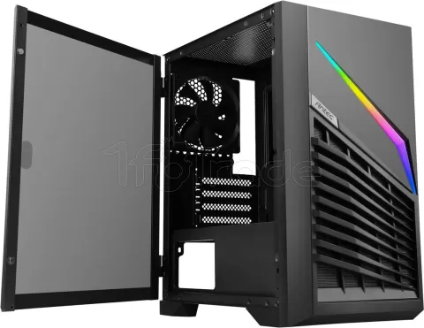 Photo de Boitier Mini Tour Micro ATX Antec Dark Phantom DP31 RGB avec panneau vitré (Noir)