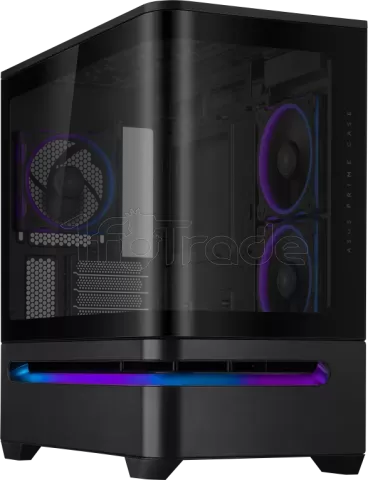 Photo de Boitier Mini Tour Micro ATX ASUS Prime AP202 ARGB avec panneaux vitrés (Noir)