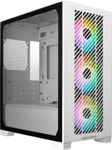 Photo de Boitier Mini Tour Micro ATX Cooler Master Elite 301 RGB avec panneau vitré (Blanc)