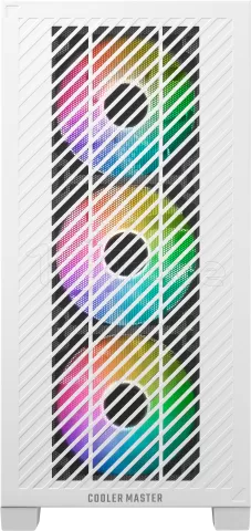 Photo de Boitier Mini Tour Micro ATX Cooler Master Elite 301 RGB avec panneau vitré (Blanc)