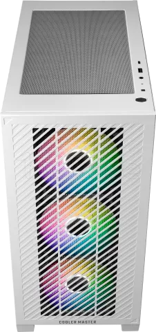 Photo de Boitier Mini Tour Micro ATX Cooler Master Elite 301 RGB avec panneau vitré (Blanc)