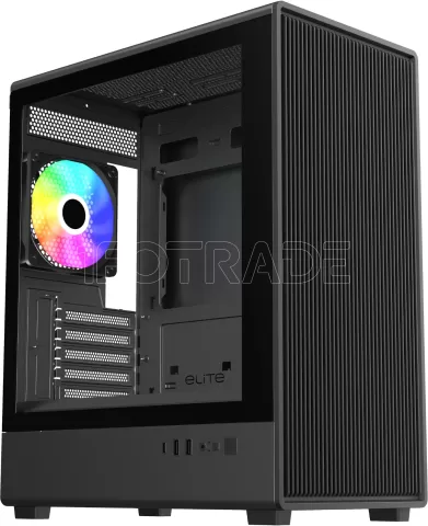 Photo de Boitier Mini Tour Micro ATX Cooler Master Elite 350 avec panneau vitré (Noir)