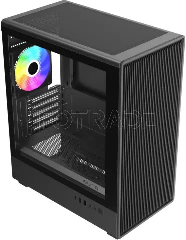 Photo de Boitier Mini Tour Micro ATX Cooler Master Elite 350 avec panneau vitré (Noir)