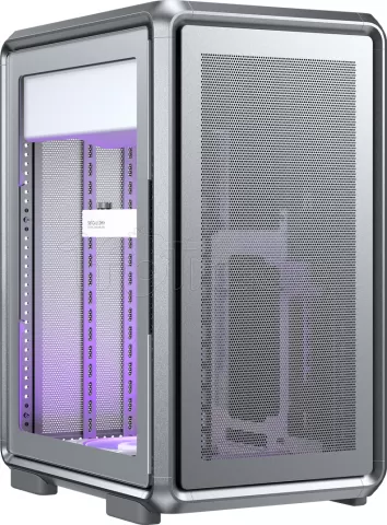 Photo de Boitier Mini Tour Micro ATX Cooler Master MasterFrame 400 Mesh RGB avec panneau vitré (Argent)