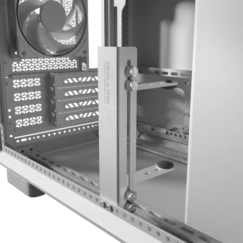 Photo de Boitier Mini Tour Micro ATX Cooler Master MasterFrame 400 Mesh RGB avec panneau vitré (Argent)