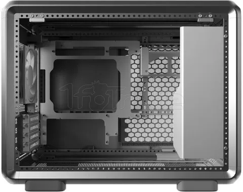 Photo de Boitier Mini Tour Micro ATX Cooler Master MasterFrame 400 Mesh RGB avec panneau vitré (Argent)