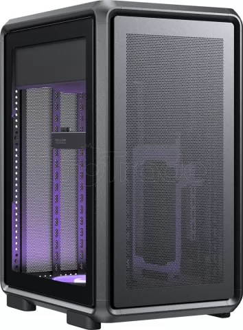 Photo de Boitier Mini Tour Micro ATX Cooler Master MasterFrame 400 Mesh RGB avec panneau vitré (Noir)