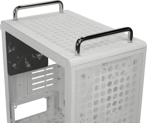 Photo de Boitier Mini Tour Micro ATX Cooler Master Qube 340 avec panneau vitré (Blanc)