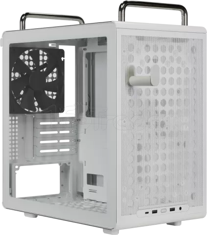 Photo de Boitier Mini Tour Micro ATX Cooler Master Qube 340 avec panneau vitré (Blanc)