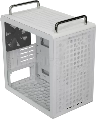 Photo de Boitier Mini Tour Micro ATX Cooler Master Qube 340 avec panneau vitré (Blanc)