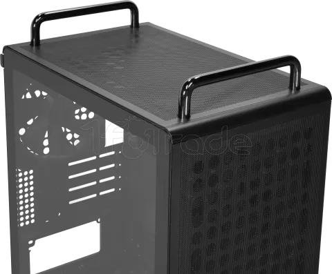 Photo de Boitier Mini Tour Micro ATX Cooler master Qube 340 avec panneau vitré (Noir)