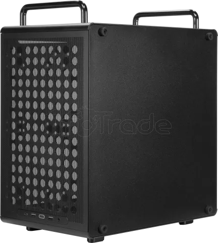 Photo de Boitier Mini Tour Micro ATX Cooler master Qube 340 avec panneau vitré (Noir)