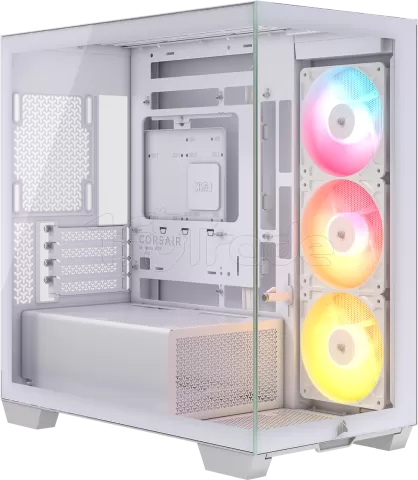 Photo de Boitier Mini Tour Micro ATX Corsair 2800X RS-R RGB avec panneaux vitrés (Blanc)