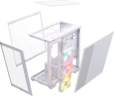 Photo de Boitier Mini Tour Micro ATX Corsair 2800X RS-R RGB avec panneaux vitrés (Blanc)