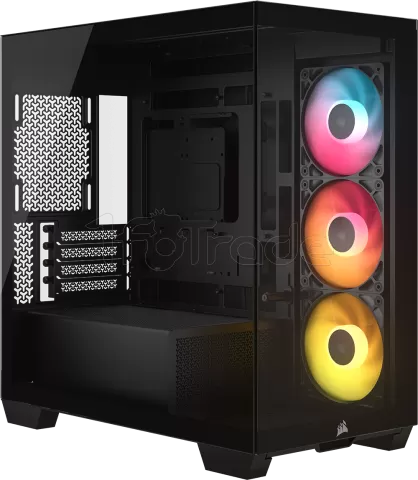 Photo de Boitier Mini Tour Micro ATX Corsair 2800X RS-R RGB avec panneaux vitrés (Noir)