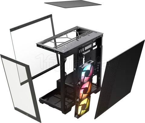 Photo de Boitier Mini Tour Micro ATX Corsair 2800X RS-R RGB avec panneaux vitrés (Noir)