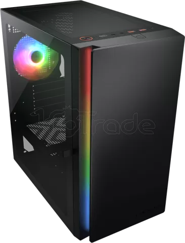 Photo de Boitier Mini Tour Micro ATX Cougar Purity RGB avec panneau vitré (Noir)