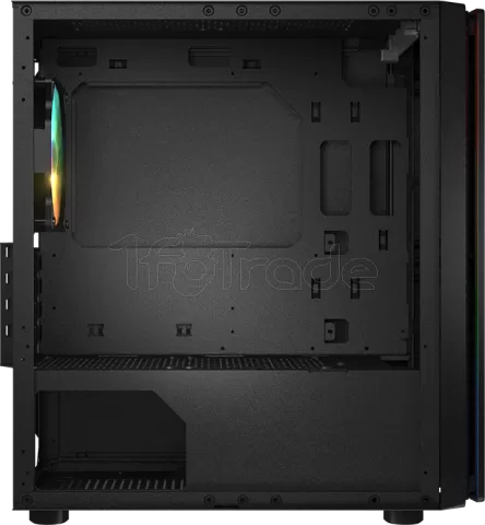 Photo de Boitier Mini Tour Micro ATX Cougar Purity RGB avec panneau vitré (Noir)