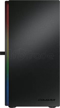 Photo de Boitier Mini Tour Micro ATX Cougar Purity RGB avec panneau vitré (Noir)