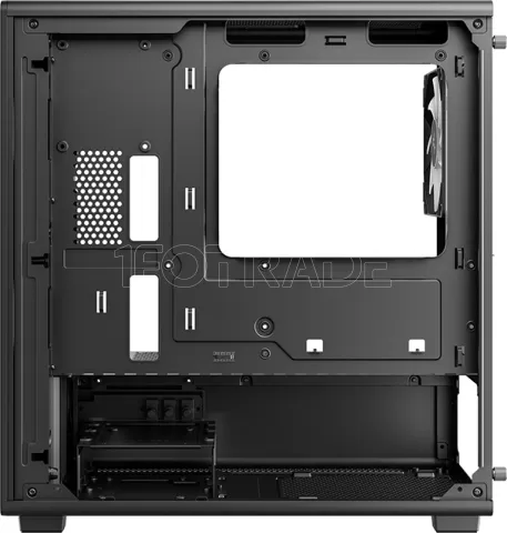 Photo de Boitier Mini Tour Micro ATX DeepCool CC350 4F RGB avec panneau vitré (Noir)