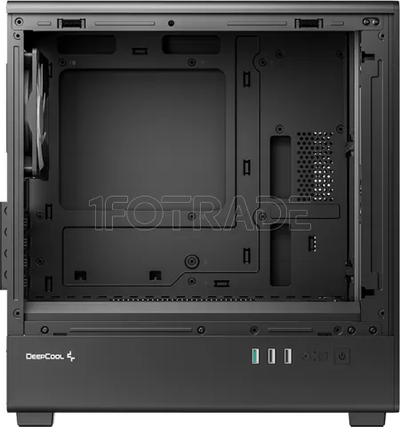 Photo de Boitier Mini Tour Micro ATX DeepCool CC350 4F RGB avec panneau vitré (Noir)