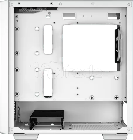 Photo de Boitier Mini Tour Micro ATX DeepCool CC360 RGB avec panneau vitré (Blanc)