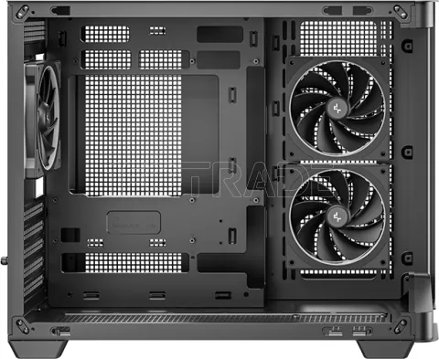 Photo de Boitier Mini Tour Micro ATX DeepCool CG330U 3F RGB avec panneaux vitrés (Noir)