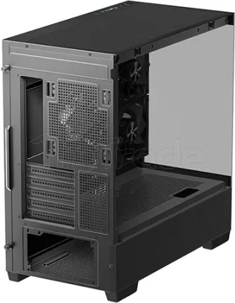Photo de Boitier Mini Tour Micro ATX DeepCool CG380 3F avec panneaux vitrés (Noir)