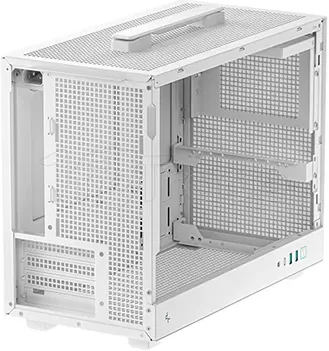 Photo de Boitier Mini Tour Micro ATX DeepCool CH160 Plus avec panneau vitré (Blanc)