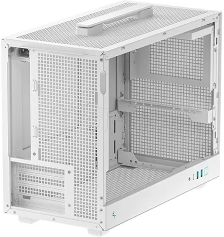 Photo de Boitier Mini Tour Micro ATX DeepCool CH160 Plus avec panneau vitré (Blanc)