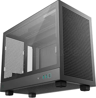 Photo de Boitier Mini Tour Micro ATX DeepCool CH160 Plus avec panneau vitré (Noir)