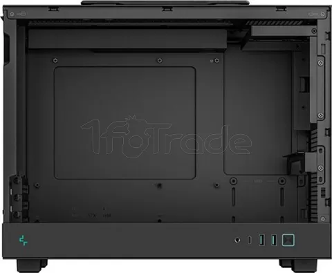 Photo de Boitier Mini Tour Micro ATX DeepCool CH160 Plus avec panneau vitré (Noir)