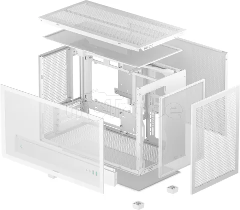 Photo de Boitier Mini Tour Micro ATX DeepCool CH260 avec panneau vitré (Blanc)