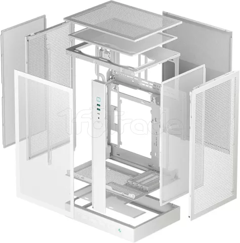 Photo de Boitier Mini Tour Micro ATX DeepCool CH270 Digital avec panneau vitré (Blanc)