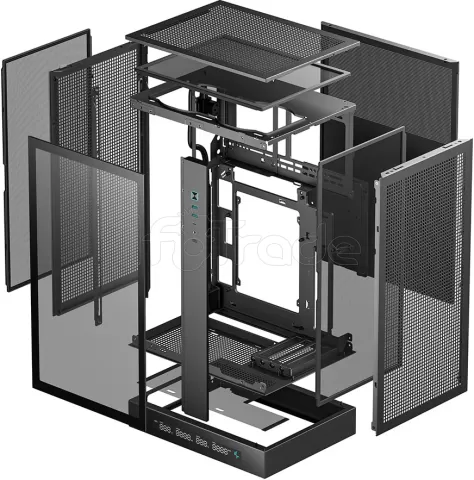 Photo de Boitier Mini Tour Micro ATX DeepCool CH270 Digital avec panneau vitré (Noir)