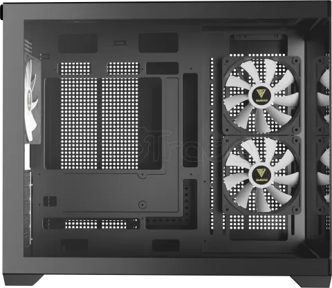 Photo de Boitier Mini Tour Micro ATX Gamdias Aura GC10M RGB avec panneaux vitrés (Noir)