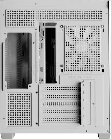 Photo de Boitier Mini Tour Micro ATX Gamdias Aura GC10M V2 RGB avec panneaux vitrés (Blanc)
