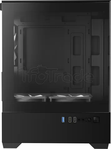 Photo de Boitier Mini Tour Micro ATX Gamdias Aura GC9M RGB avec panneaux vitrés (Noir)