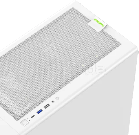 Photo de Boitier Mini Tour Micro ATX Gamemax Aeris 330 ARGB  avec panneau vitré (Blanc)