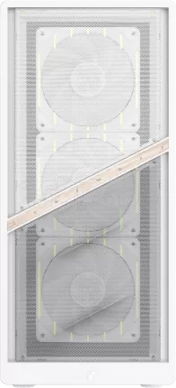 Photo de Boitier Mini Tour Micro ATX Gamemax Aeris 330 Mesh RGB avec panneau vitré (Blanc)