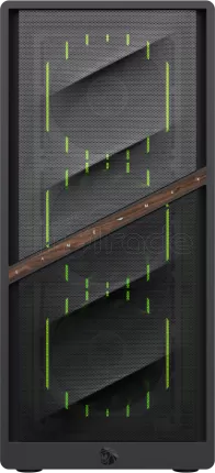 Photo de Boitier Mini Tour Micro ATX Gamemax Aeris 330 Mesh RGB avec panneau vitré (Noir)