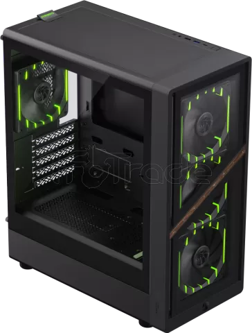 Photo de Boitier Mini Tour Micro ATX Gamemax Aeris 330 RGB avec panneau vitré (Noir)