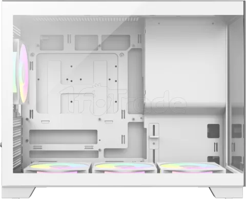 Photo de Boitier Mini Tour Micro ATX Gamemax Nex C33 RGB  avec panneaux vitrés (Blanc)