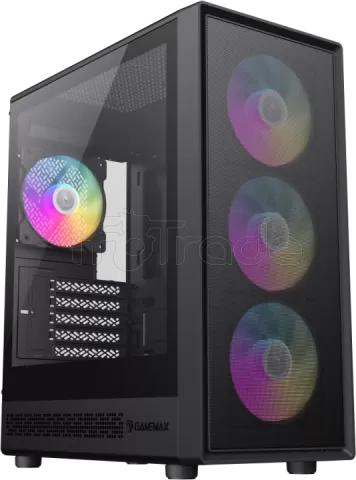 Photo de Boitier Mini Tour Micro ATX Gamemax Storm 2 ARGB  avec panneau vitré (Noir)