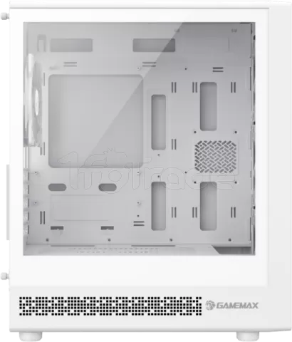 Photo de Boitier Mini Tour Micro ATX Gamemax Storm 2 RGB avec panneau vitré (Blanc)