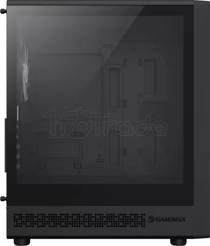 Photo de Boitier Mini Tour Micro ATX Gamemax Storm RGB avec panneau vitré (Noir)